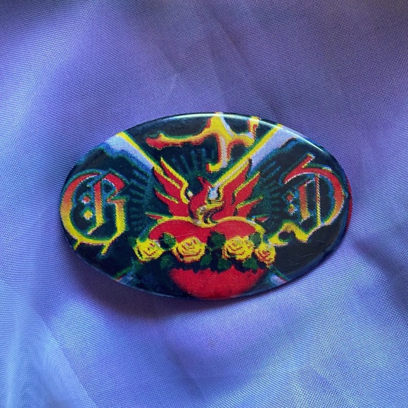 RARE Grateful Dead BUNDLE! Pins, Magnets, Pendant, Bear Mold, Hat, Stickers - Picture 4 of 9